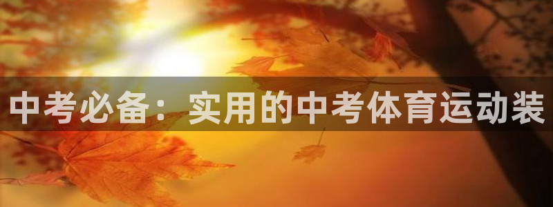 vsport体育在线官网：中考必备：实用的中考体育运动装